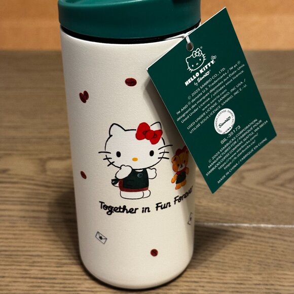 Brand New Starbucks Hello Kitty Travel Mug 12 oz - Picture 1 of 4